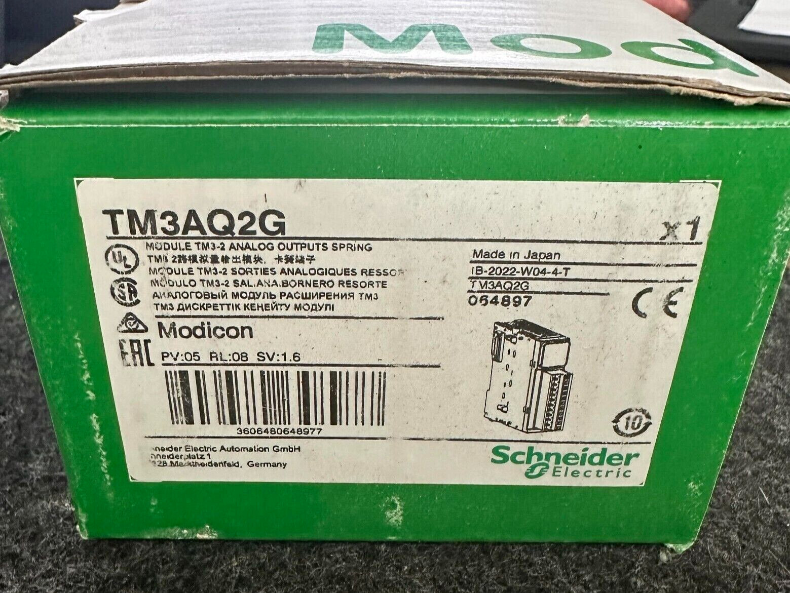 For NEW Schneider Programmable Logic Controller Module TM3AQ2G With box