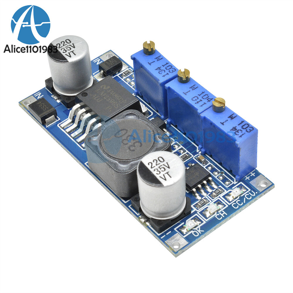 10PCS LM2596 DC-DC Step-down CC/CV Power Supply Module Converter LED Driver