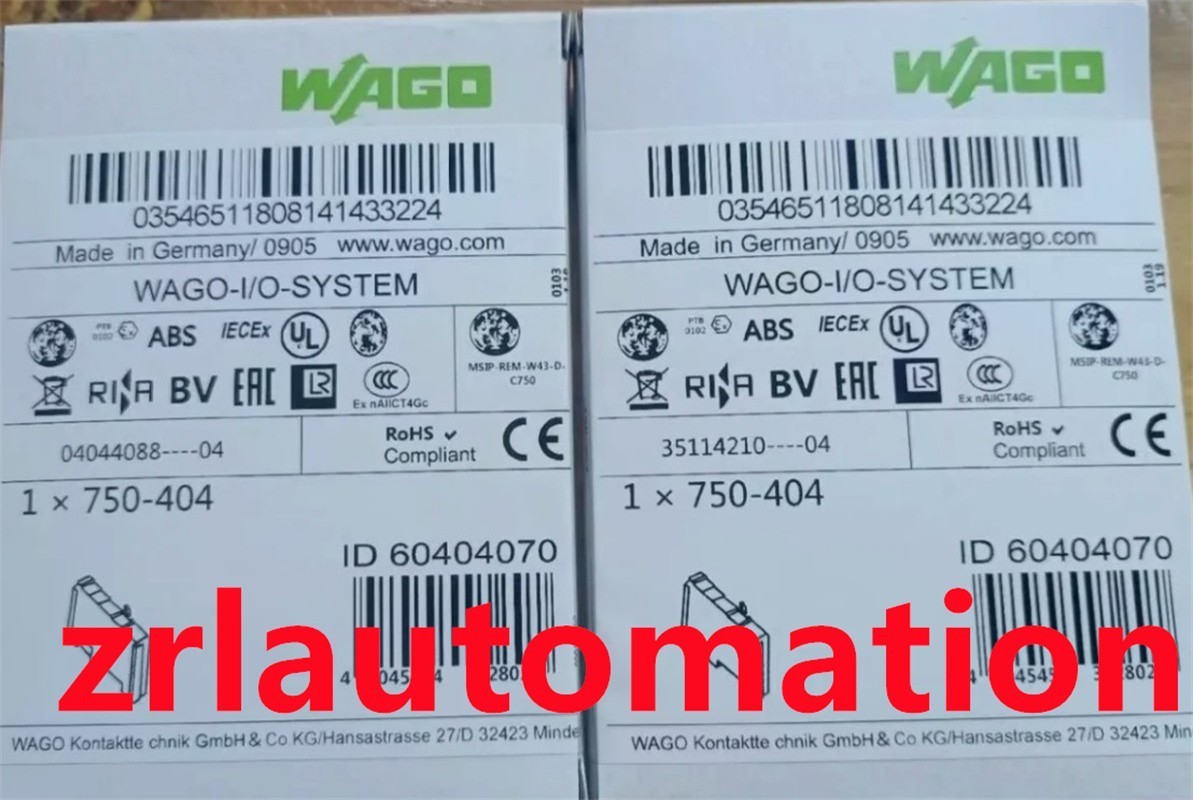 New Factory Sealed WAGO 750-404 PLC Module 750-404 Fast Shipping