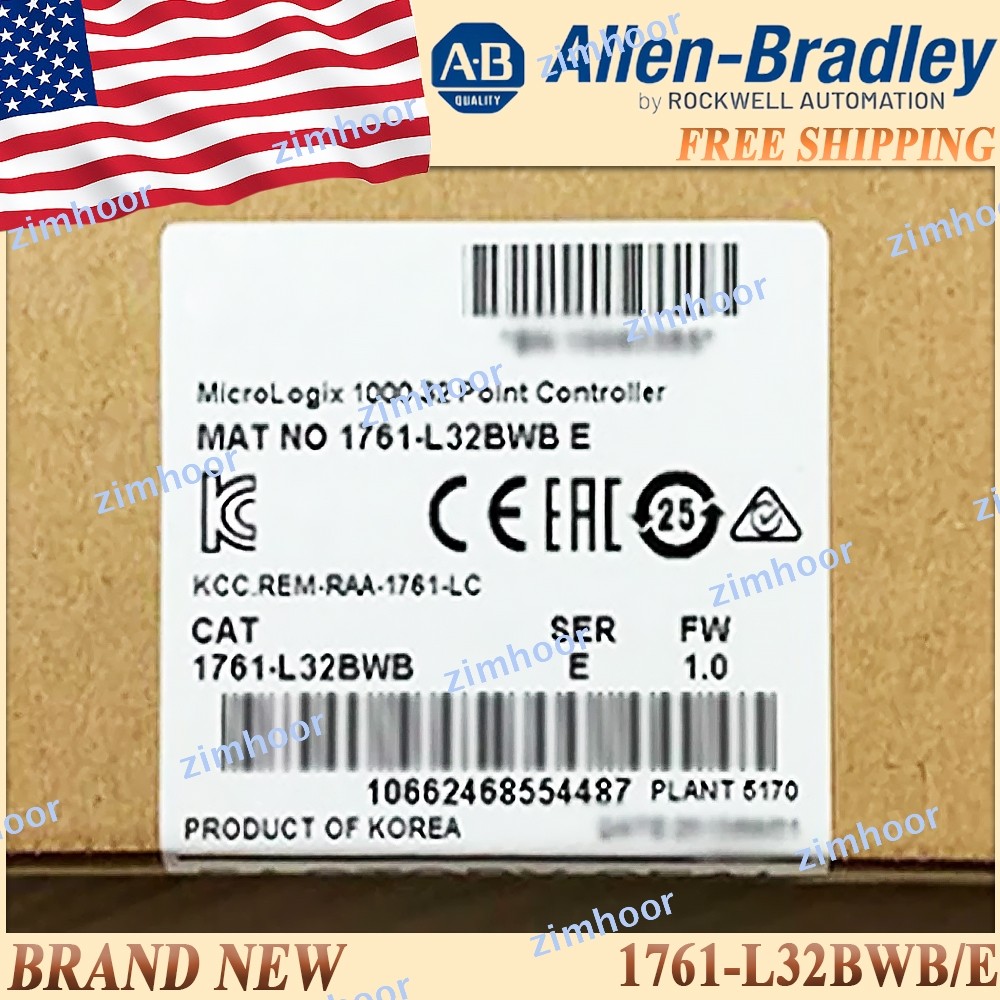 New AB 1761-L32BWB/E MicroLogix 1000 32Point Controller 1761L32BWB serE FreeShip