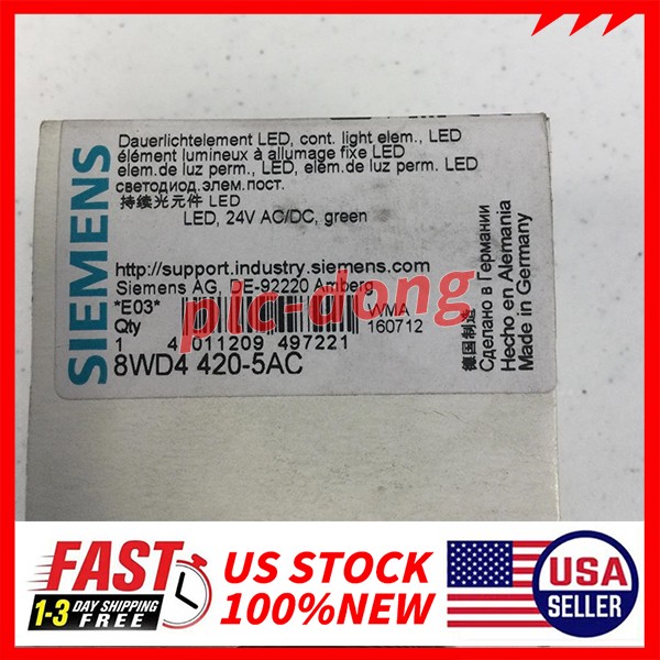 Siemens 8WD4420-5AC Permanent light element LED 24V AC/DC green 8WD44205AC