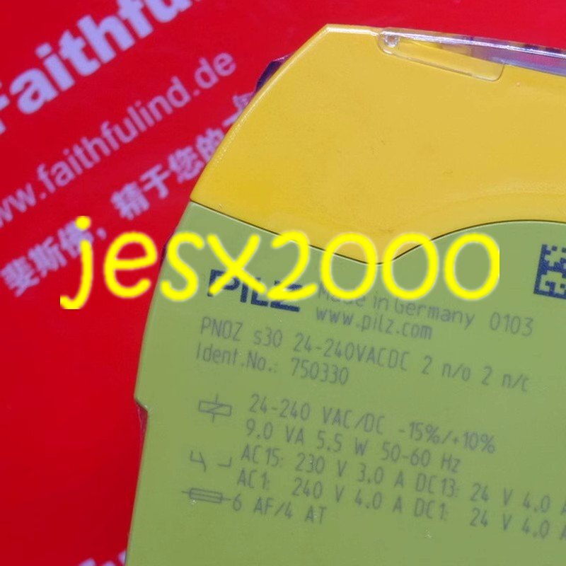 1PC NEW pilz PNOZ s30 24-240VACDC 2 n/o 2 n/c 750330 PLC MODULE #CL