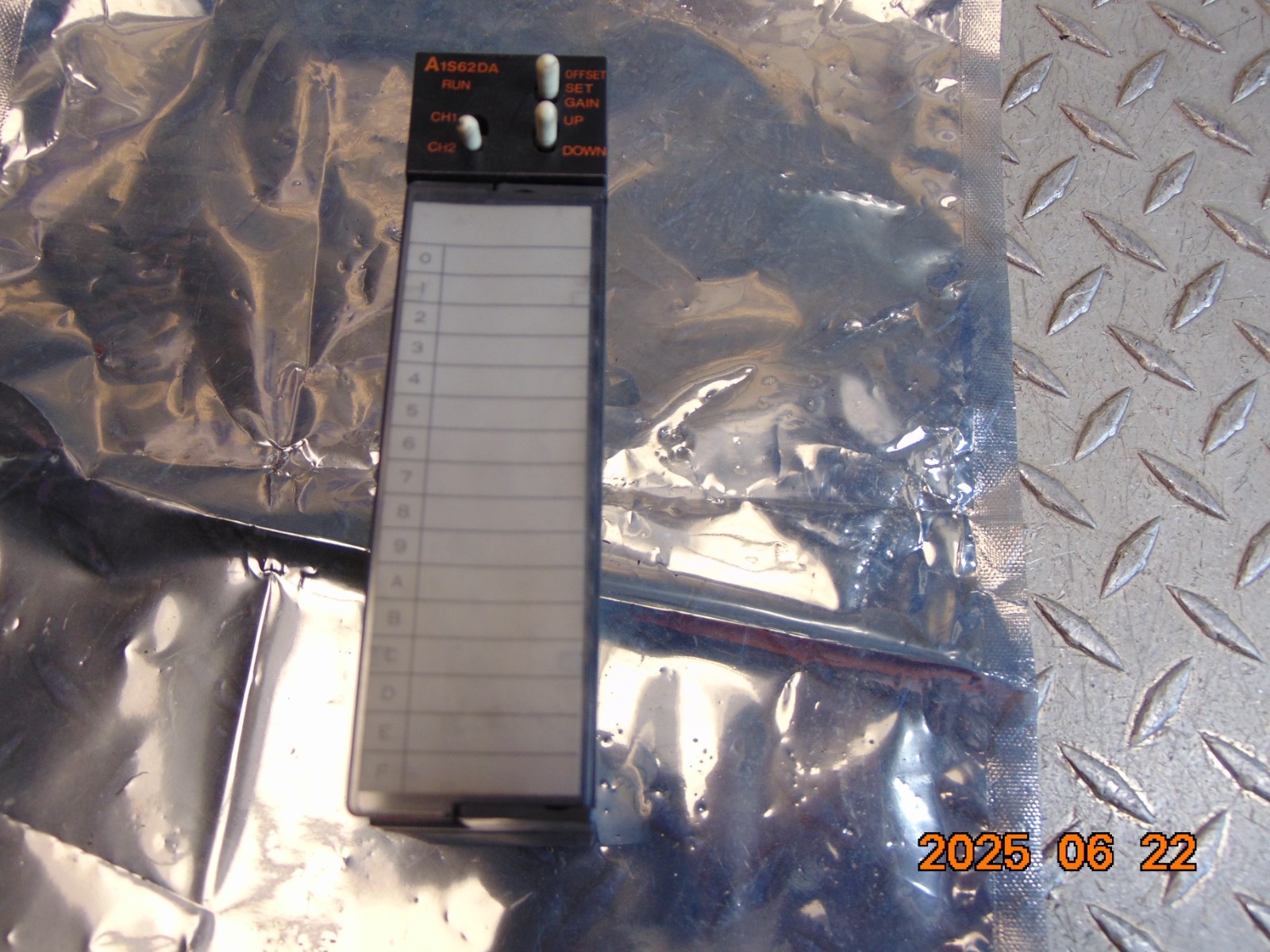 MITSUBISHI A1S62DA D/A CONVERTER UNIT