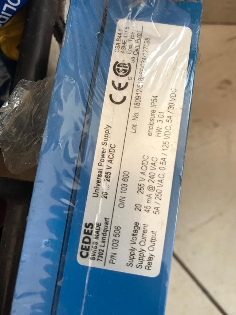 CEDES 103 506 Universal Power Supply with enclosure IP54