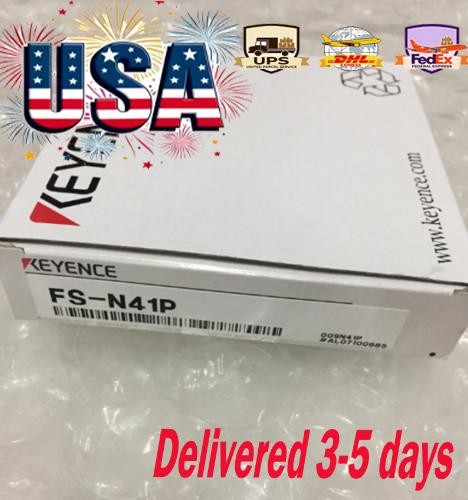 One Keyence FS-N41P Fiber Amplifier Sensor New In Box US Free TAX US Free TAX
