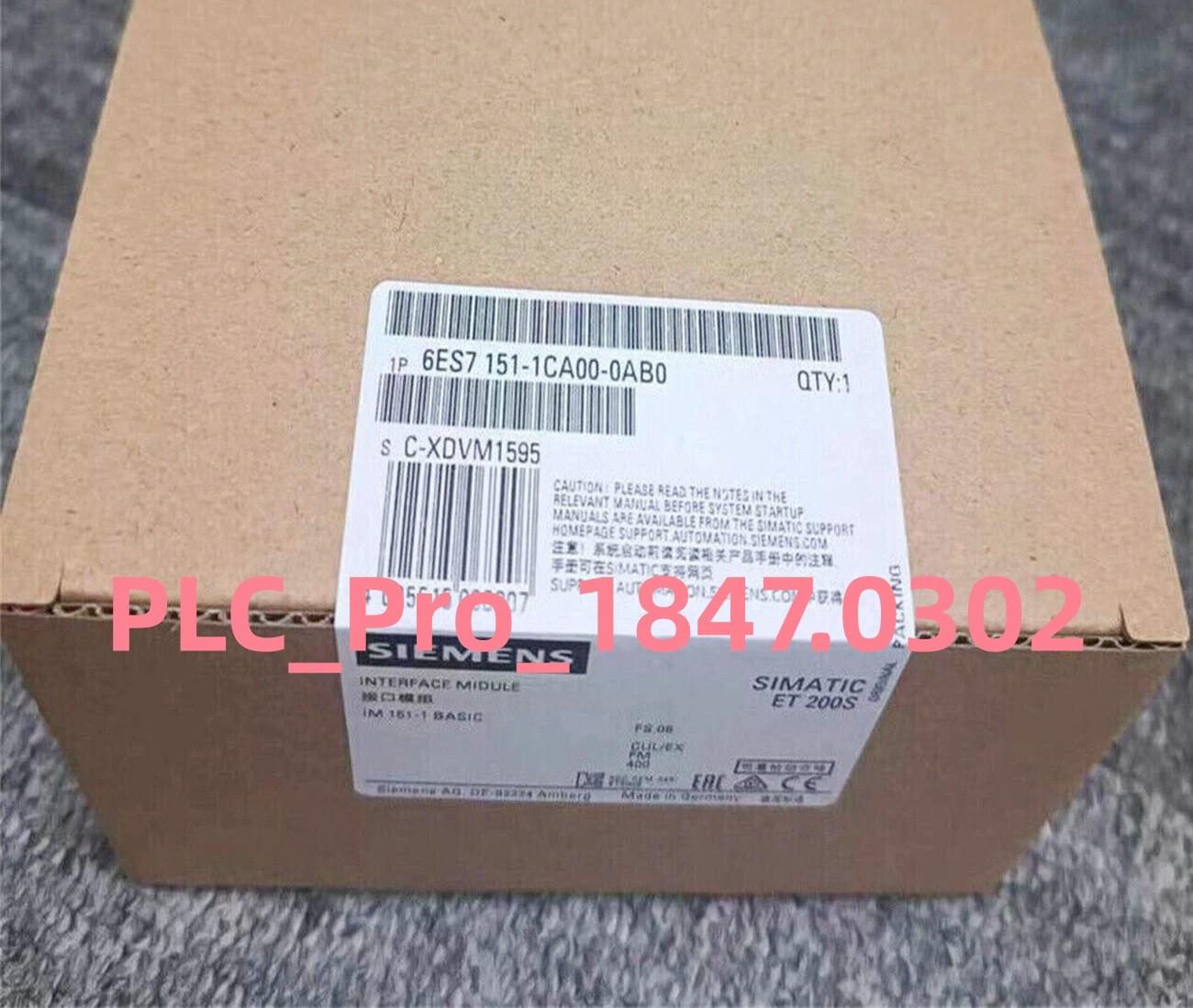 6ES7 151-1CA00-0AB0 1PCS New SIEMENS 6ES7151-1CA00-0AB0 Module Fast shipment