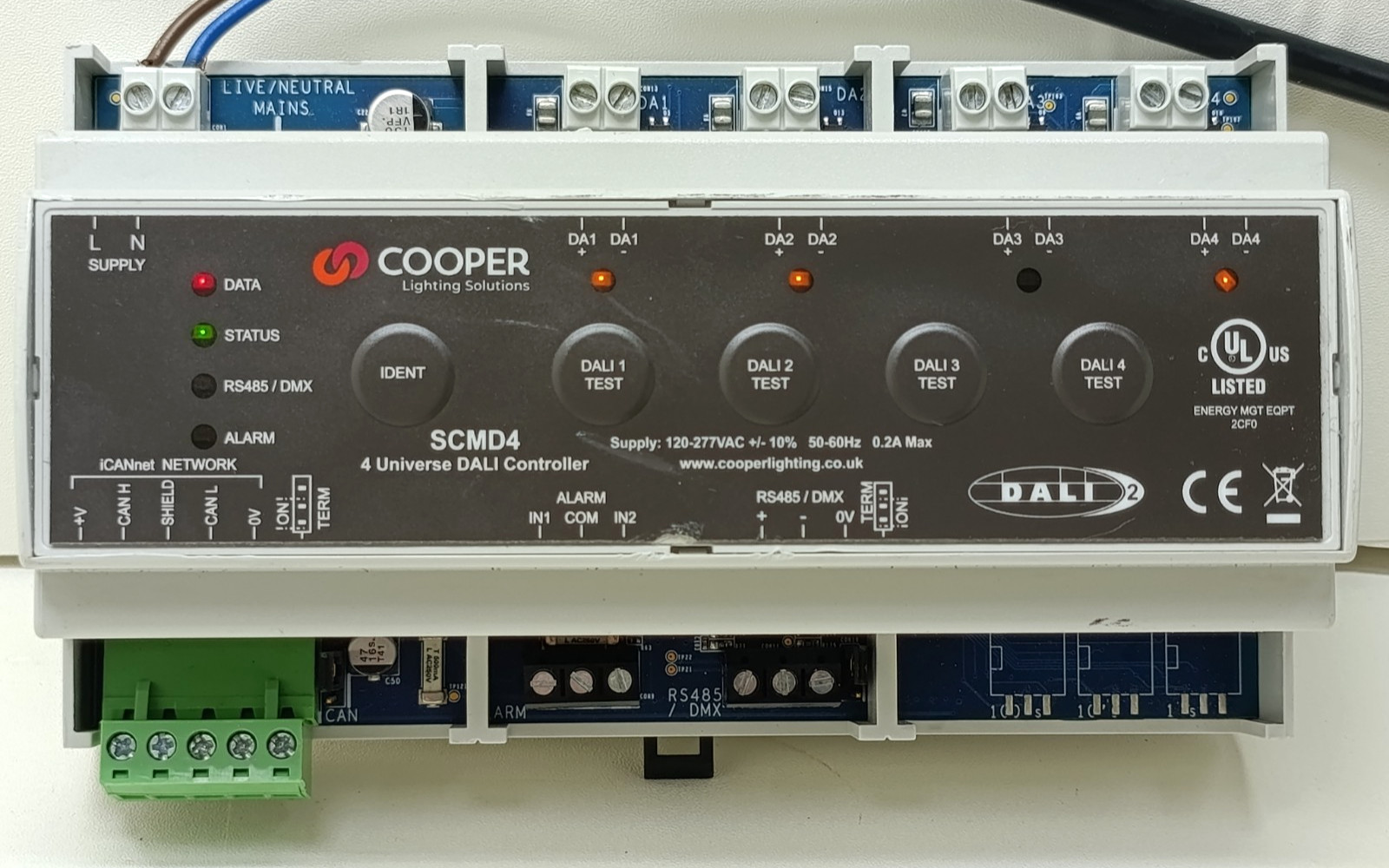 Cooper Lighting Solutions SCMD4 / 4 Universe DALI Control & Tested