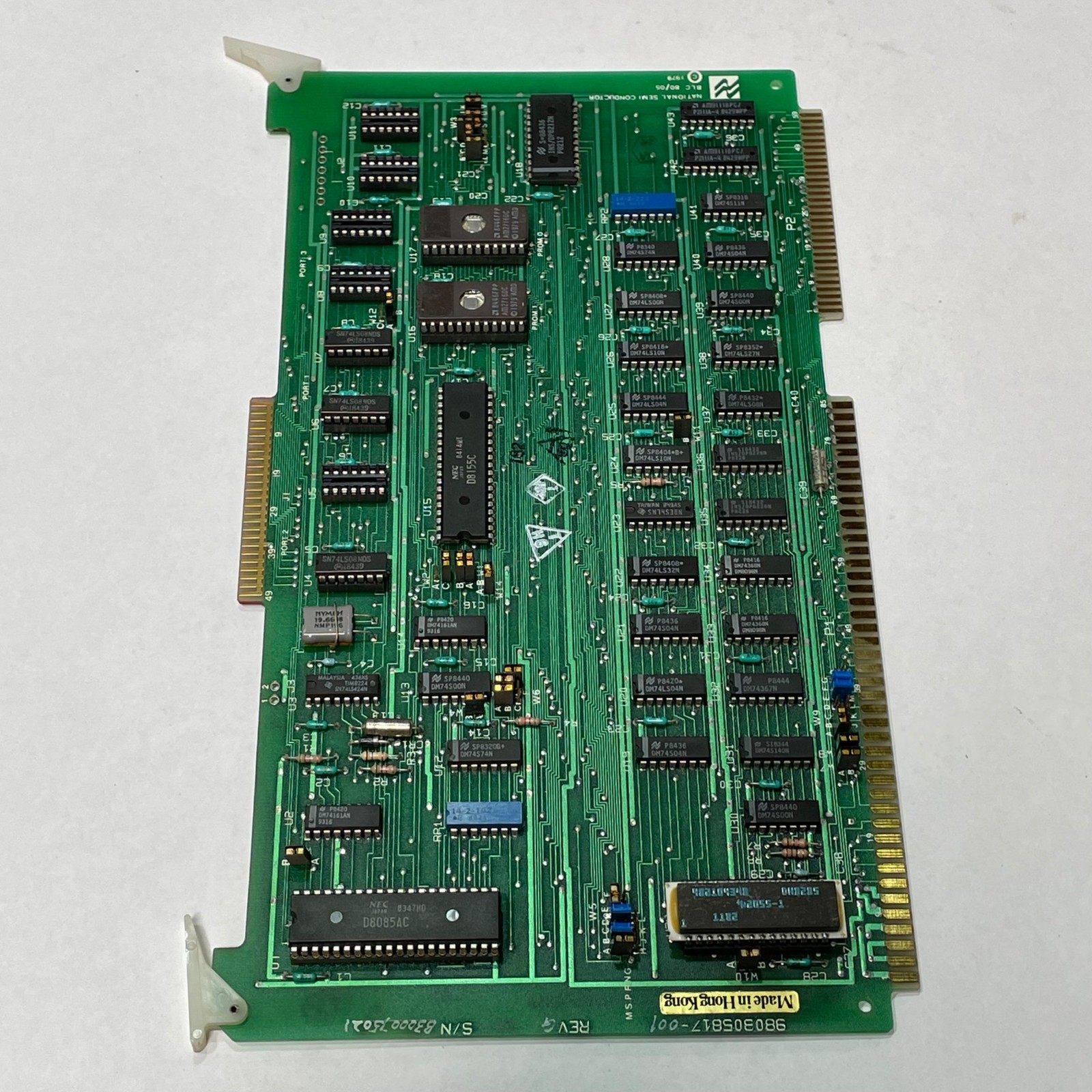 NATIONAL SEMI CONDUCTOR BLC 80/05 1979 980305817-001 REV G CIRCUIT BOARD PCB PLC