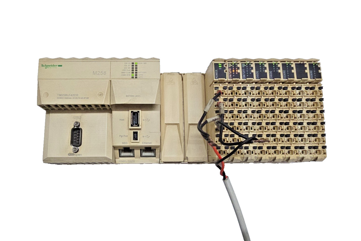 Original Schneider TM258LF42DR PLC module programmable controller (TESTED OK)