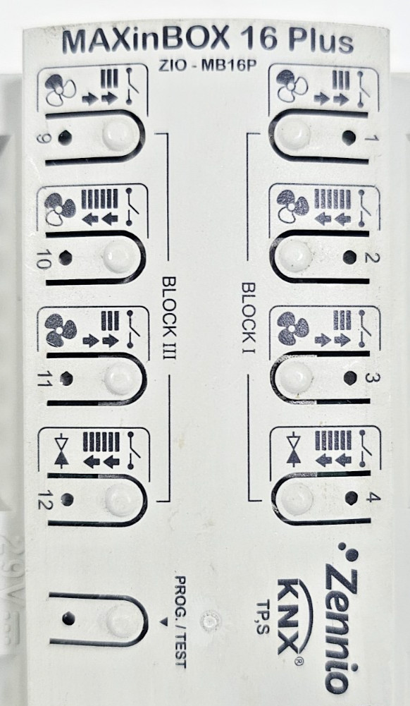 Zennio MAXinBOX16 Plus KNX ZIO-MB16P Multifunction Actuator 29VAC/DC 240mW