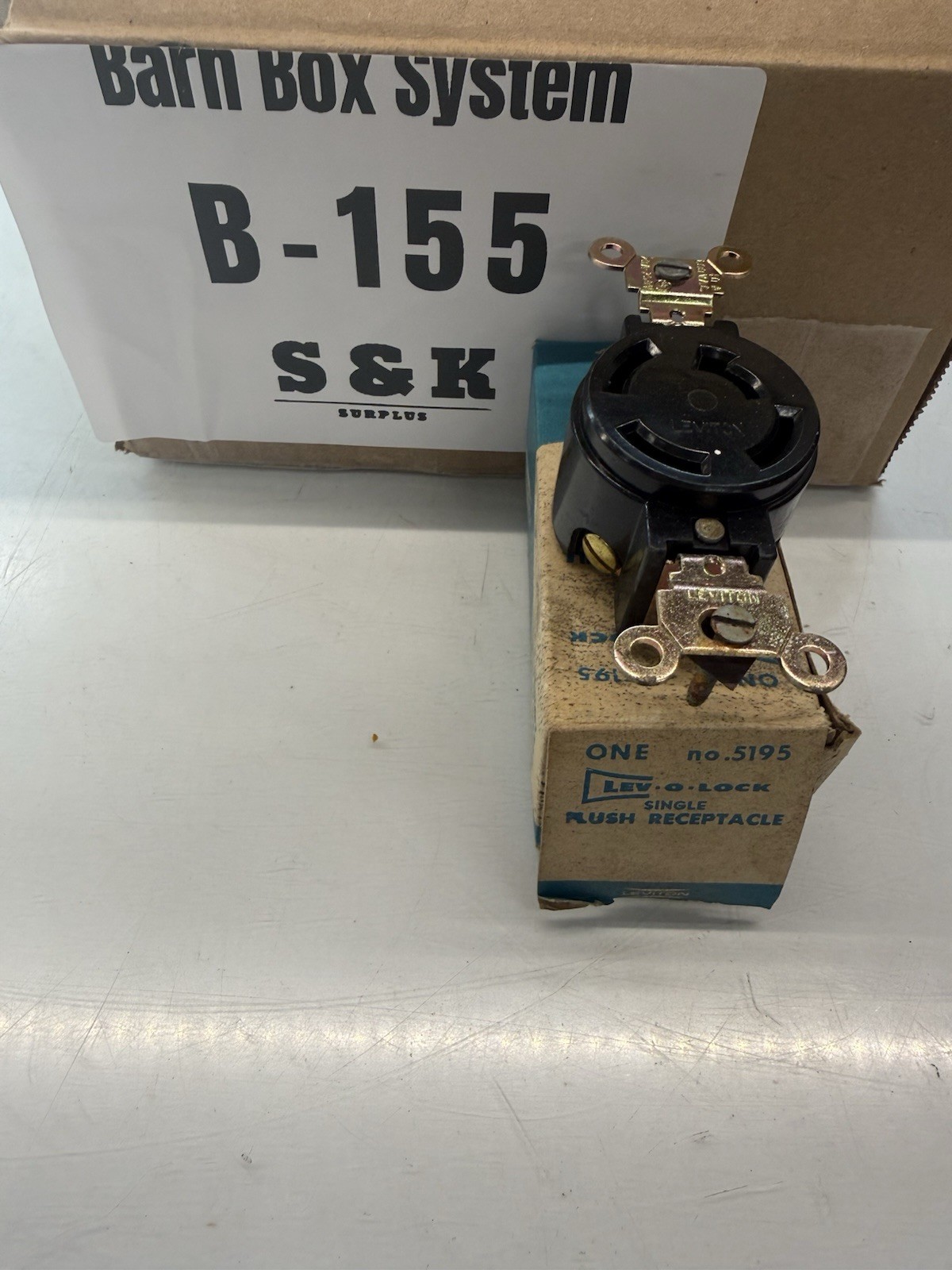 LEVITON 5195 New In factory packaging 20A 4 WIRE 250V BLACK