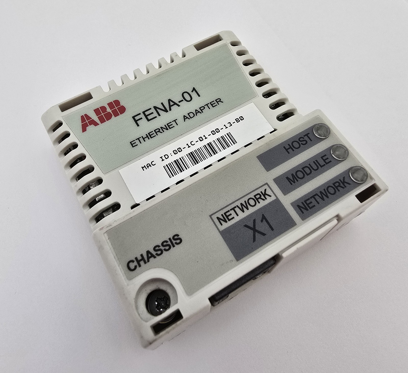 ABB FENA-01 AC Drive Ethernet Adapter Module F Series RJ-45 Connector CAT 5/6