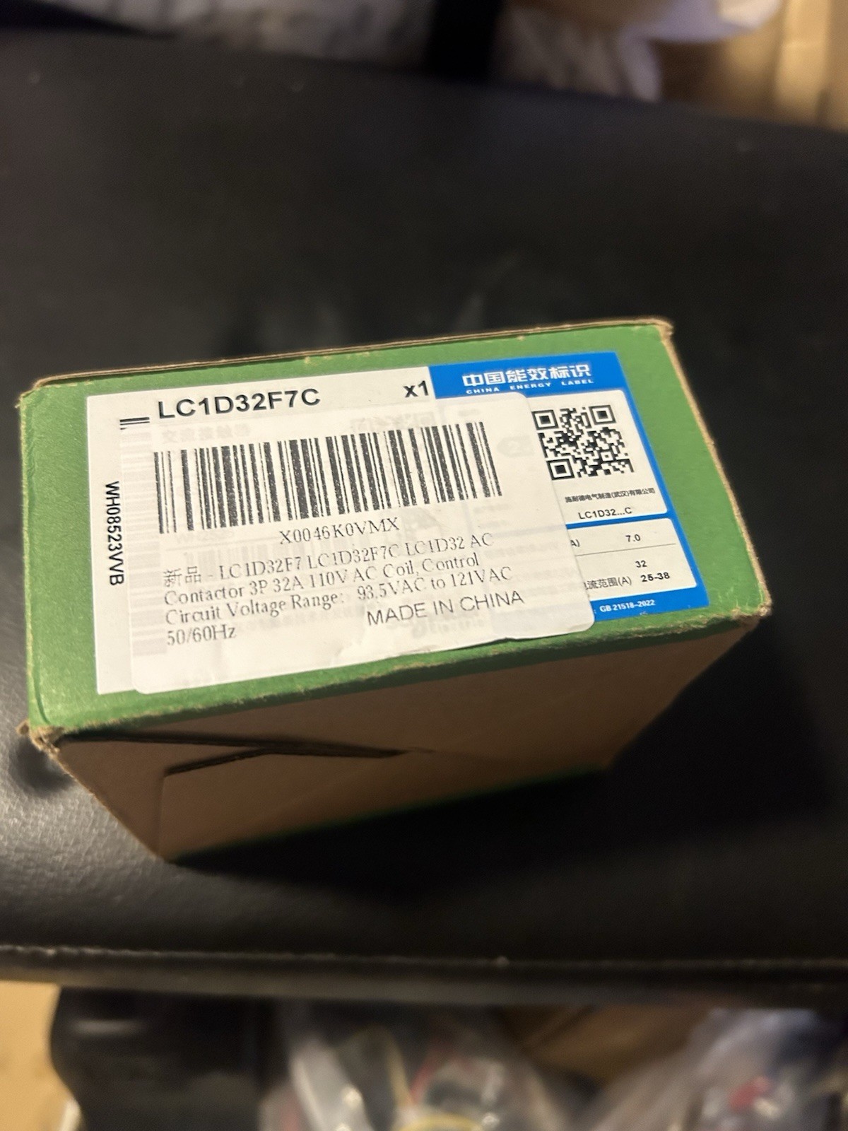 NEW Schneider TeSys LC1D32F7C Contactor 32A 3-Pole 110V AC Coil 50/60Hz 3P