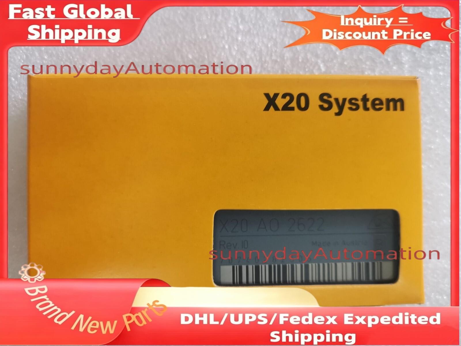 X20AO2622 1PCS New Sealed for B&R X20AO2622 X20 AO 2622 PLC Analog Output Module