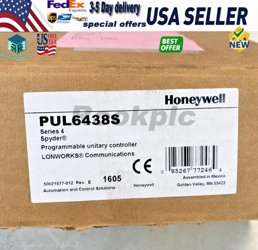 1PC PUL6438S Honeywell Series 4 Spyder Programmable Unitary Controller-Brand New