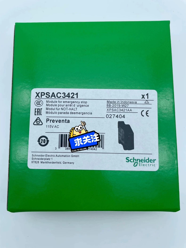 1PC New in box Safety Relays XPSAC3421 1-Year Warranty Expedited Shipping