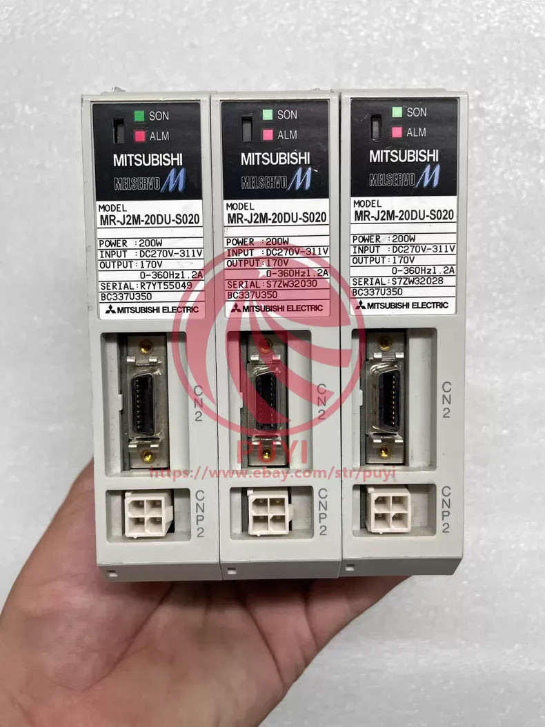 Used MR-J2M-20DU-S020 Servo Drive Mitsubishi Free Shipping
