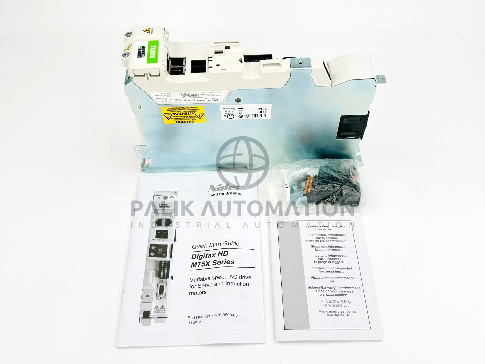 NIDEC Control Techniques M751-024 00080A 3.0kW Digitax HD NEW