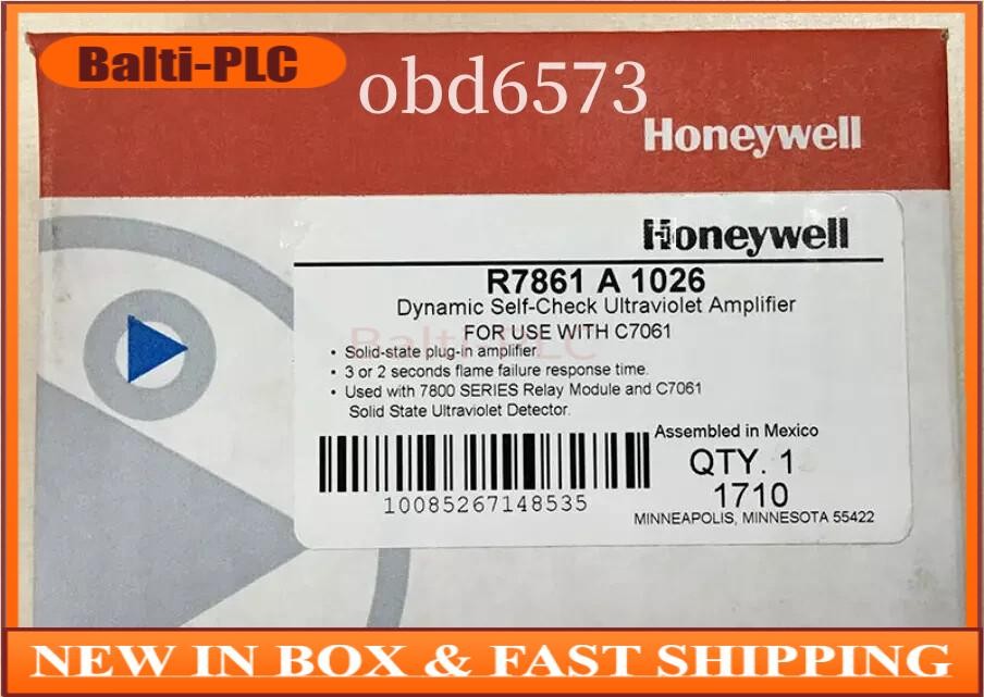 1 year warranty express NEW Honeywell R7861A1026 UV flame amplifier R7861 A 1026