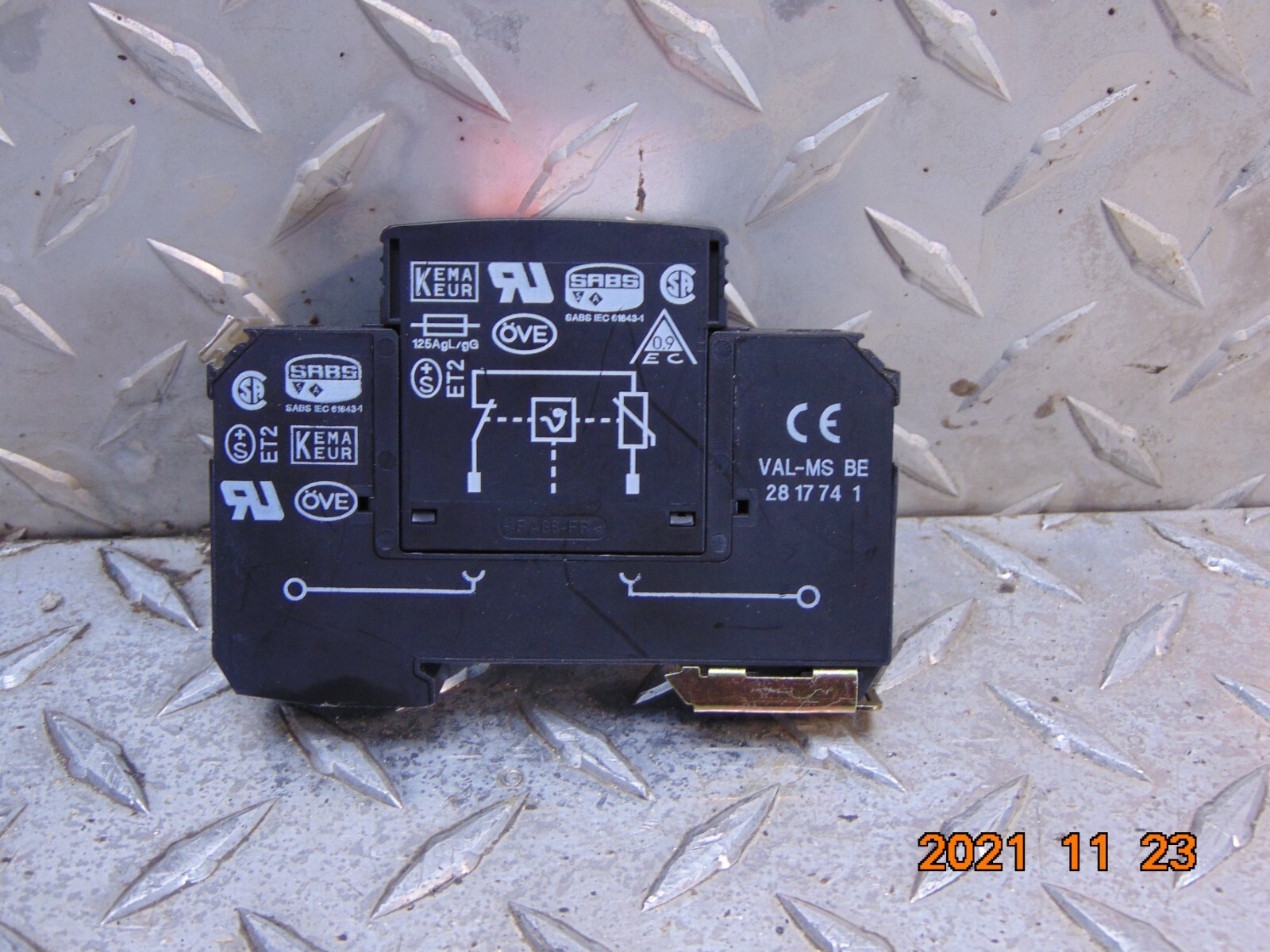 PHOENIX CONTACT VAL-MS 230 ST VALVETRAB & SURGE PROTECTION BASE