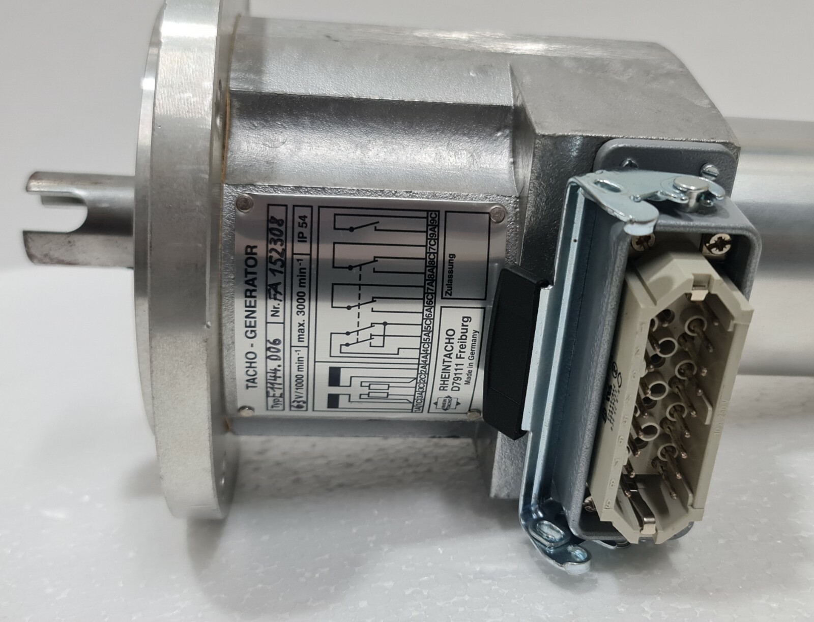 RHEINTACHO TYPE: E1144.006 TACHO – GENERATOR OVERSPEED TRANSMITTER FA 152308