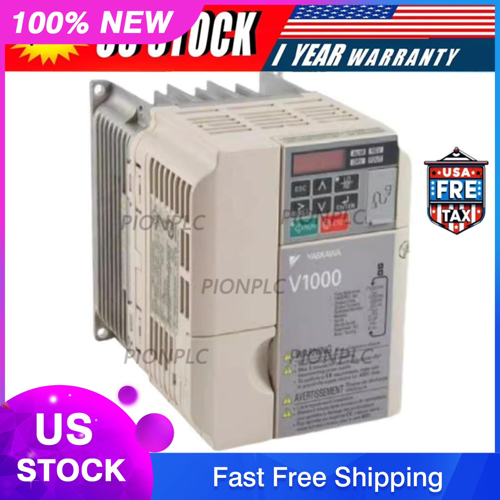1PC Yaskawa CIMR-VU4A0018FAA CIMRVU4A0018FAA Inverter New Expedited Shipping