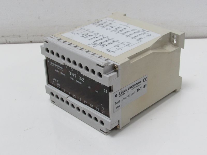 Leuze electronic TNT 33 test power supply 24V DC 4A 230V TESTED EXCELLENT CONDITION