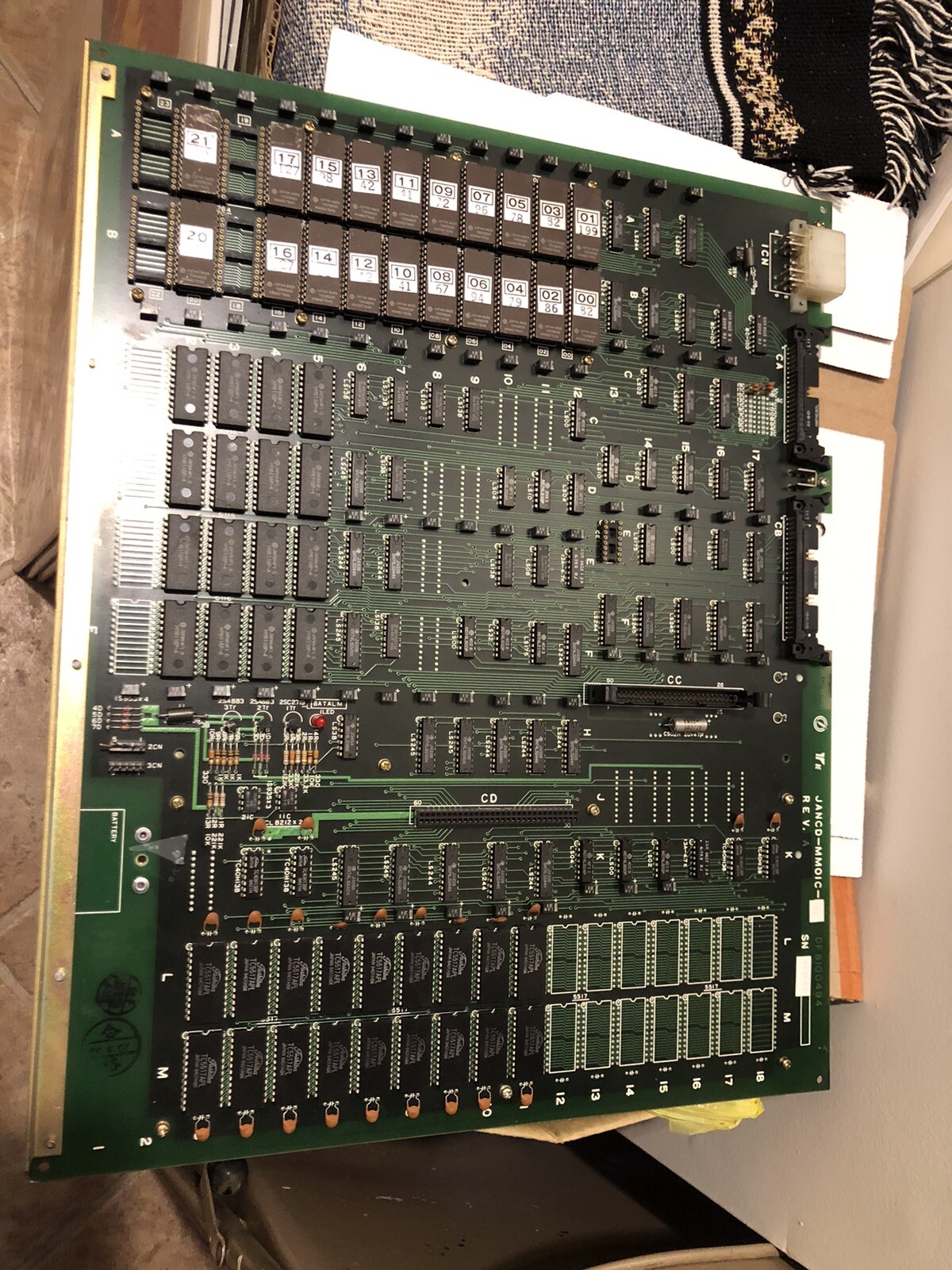 Yaskawa Mori Seiki JANCD-MM01C-01 DF8100494 Memory Control PCB Clean Used Tested