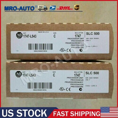 New AB 1747-L543 SLC 500 5/04 CPU Processor Unit 1747-L543 US Free Tax
