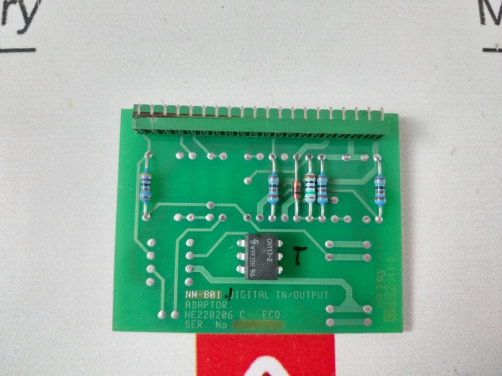 NOR CONTROL NN-801.1 DIGITAL IN/OUTPUT ADAPTOR HE220206 C IT-201 TYPE-2 94V-0
