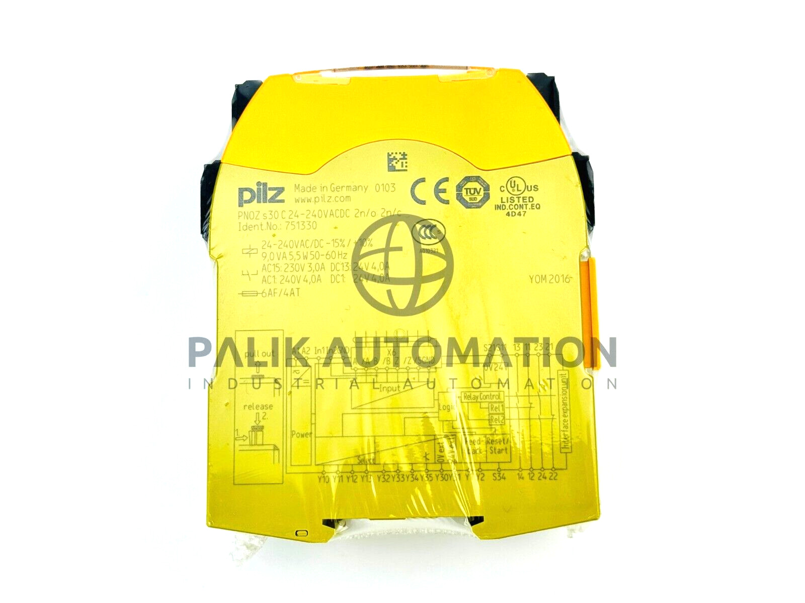 MUSHROOM 751330 PNOZ s30 C 24-240VACDC 2 n/o 2 n/c safety relay NEW