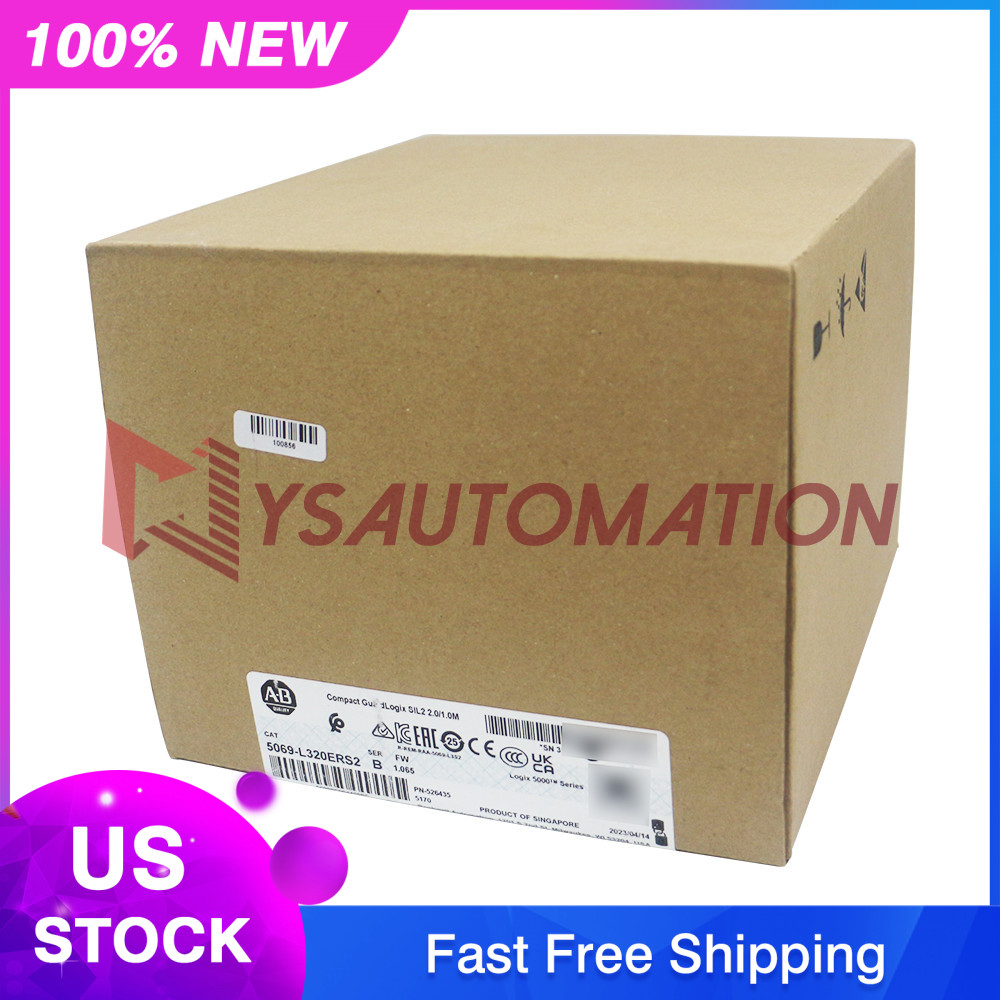 OEM Sealed 5069-L320ERS2 Allen Bradley Compact GuardLogix SIL2 2.0/1.0M