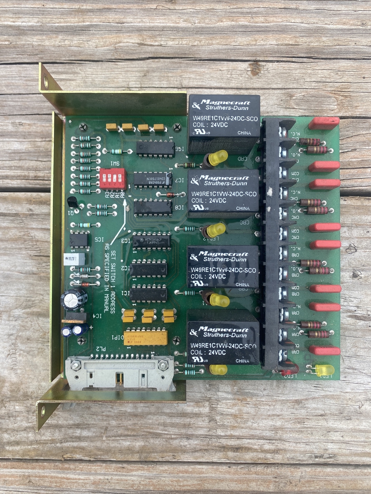 Robicon 362871.00 Rev H Input Module PLC Board Card —-(JR30)