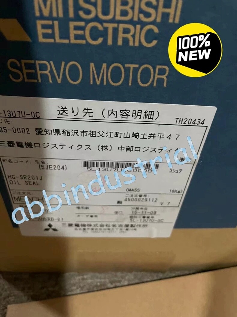 New HG-SR201J Mitsubishi AC Servo Motor
