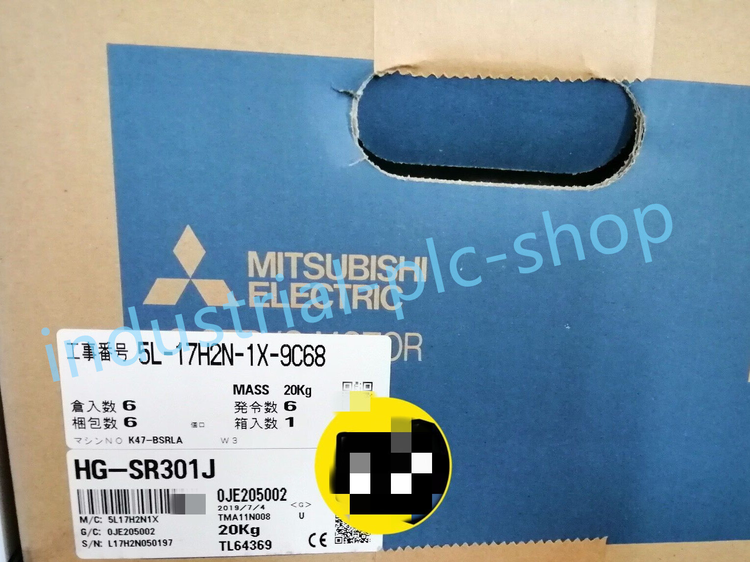 1pc Mitsubishi HG-SR301J brand new servo motor DHL