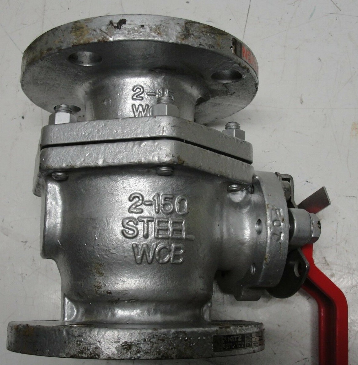 KITZ 2″ 150SCTDZM Stainless Steel Ball Valve 285 psi @ 100 Degrees Class 150