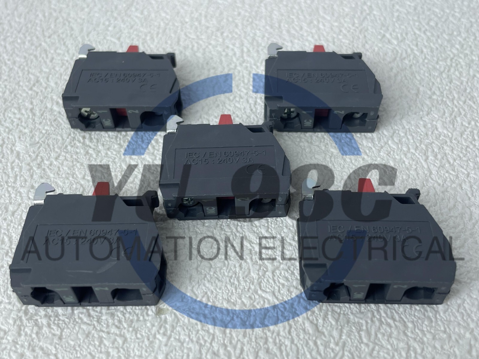 ZBE-102 Single Contact Block Brand New Box (Set of 5)