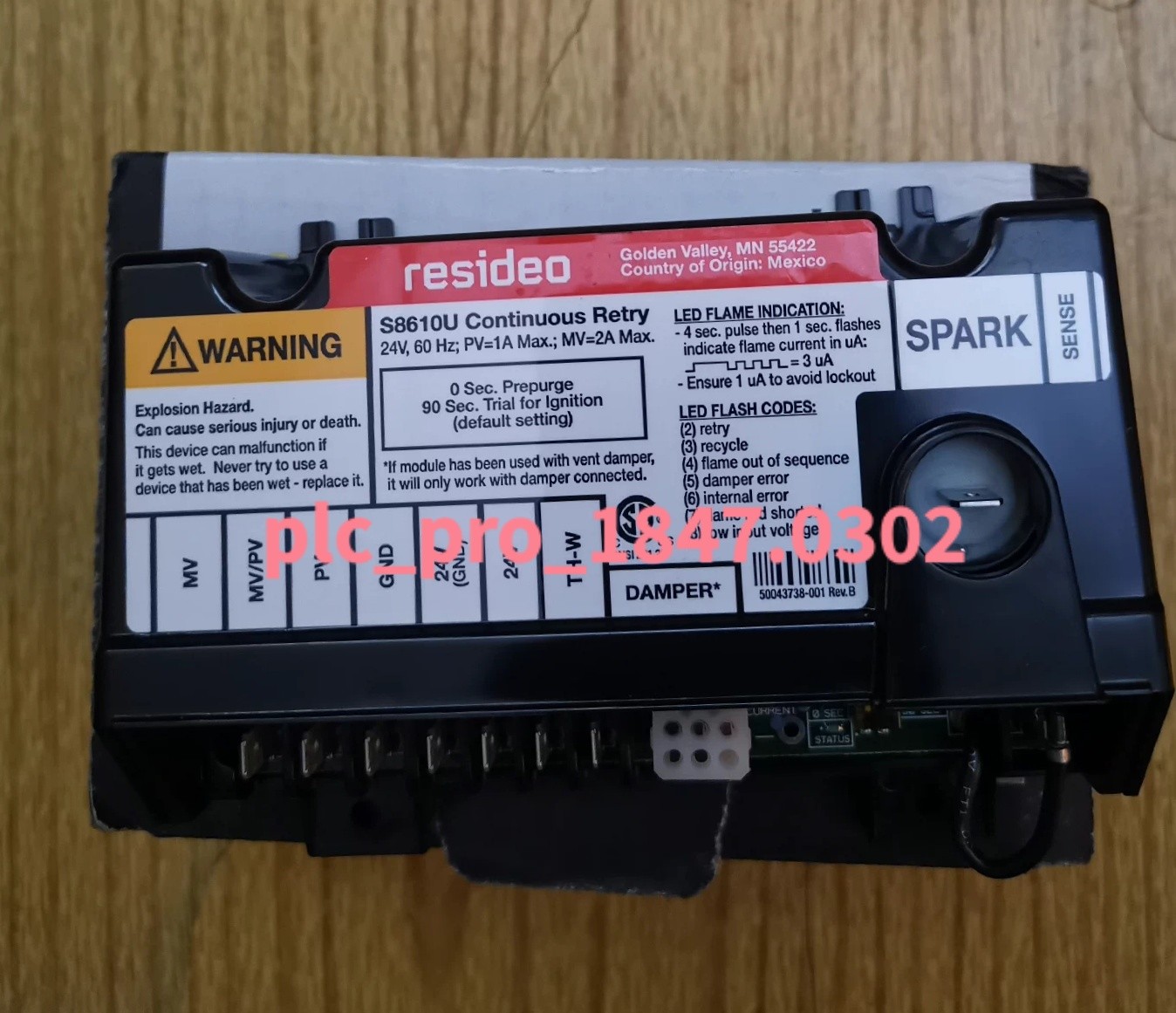 1PCS Brand New Honeywell S8610U3009 Universal Intermittent Pilot Ignition