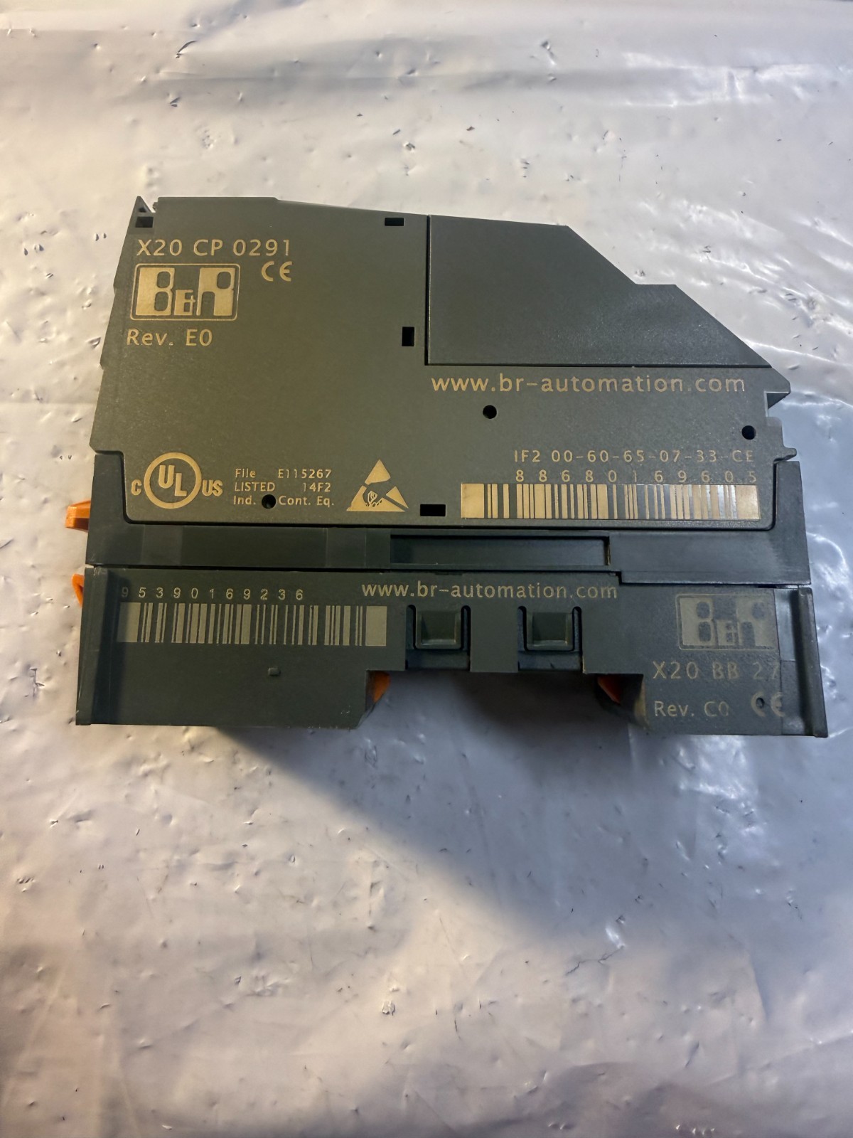 B & R Automation PLC CPU X20CP0291 Feed Module – Pre-Owned