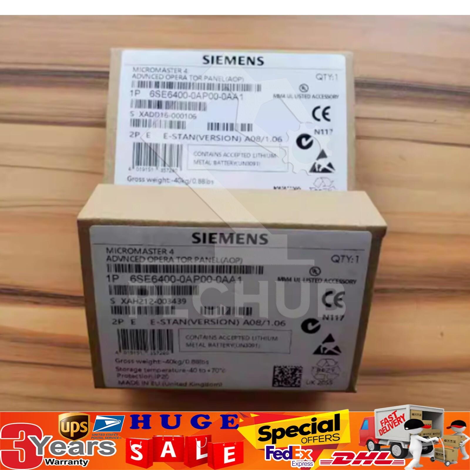 New Siemens 6SE6400-0AP00-0AA1 Advanced Operator Panel 6SE6 400-0AP00-0AA1