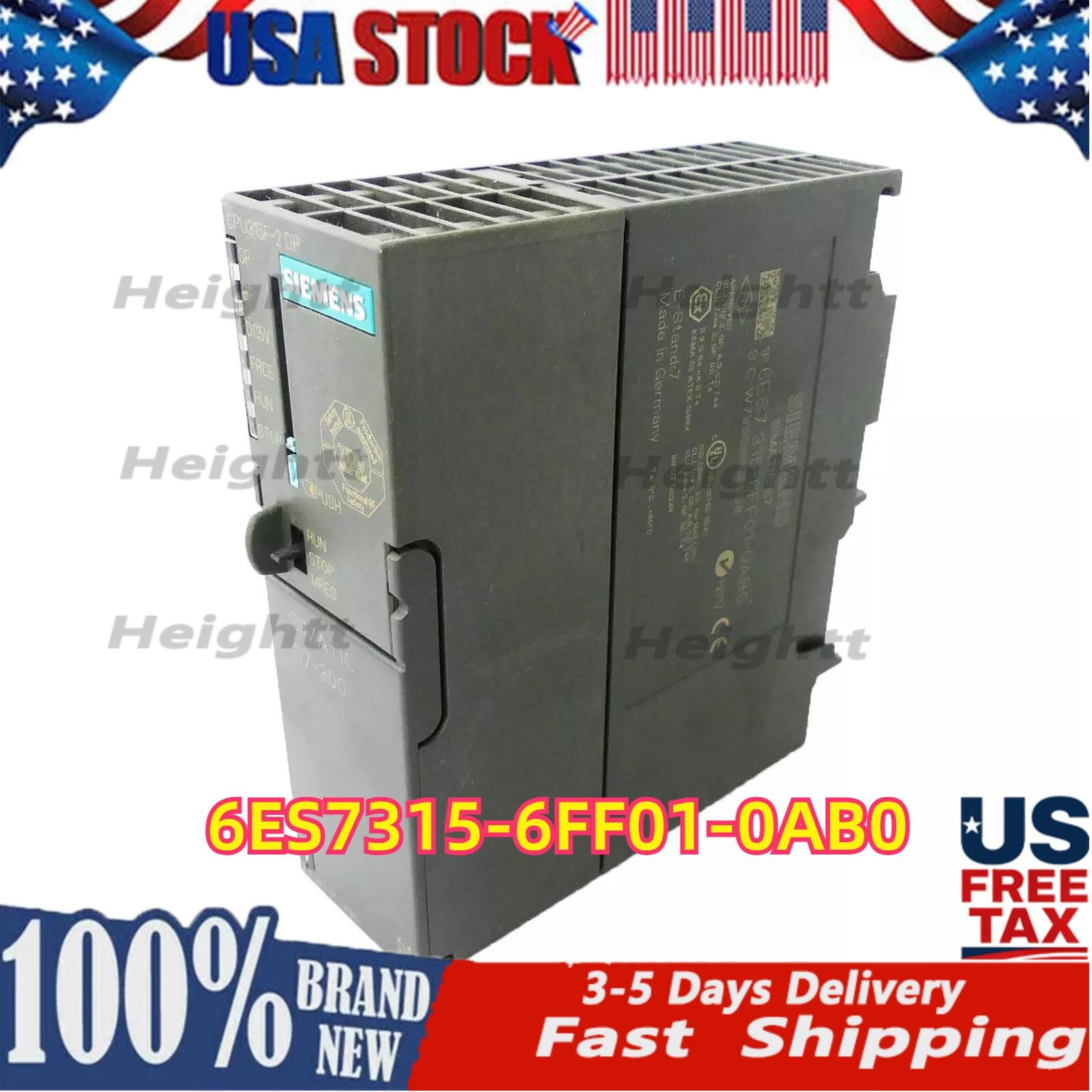 New Siemens 6ES7 315-6FF01-0AB0 6ES7315-6FF01-0AB0 SIMATIC S7-300 CPU 315F