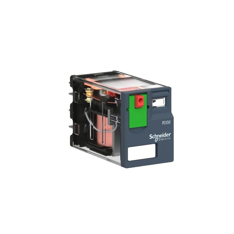 1pc RXM4AB1B7 6A, 4CO, 24V AC 14pin Miniature plug in relay, Schneider