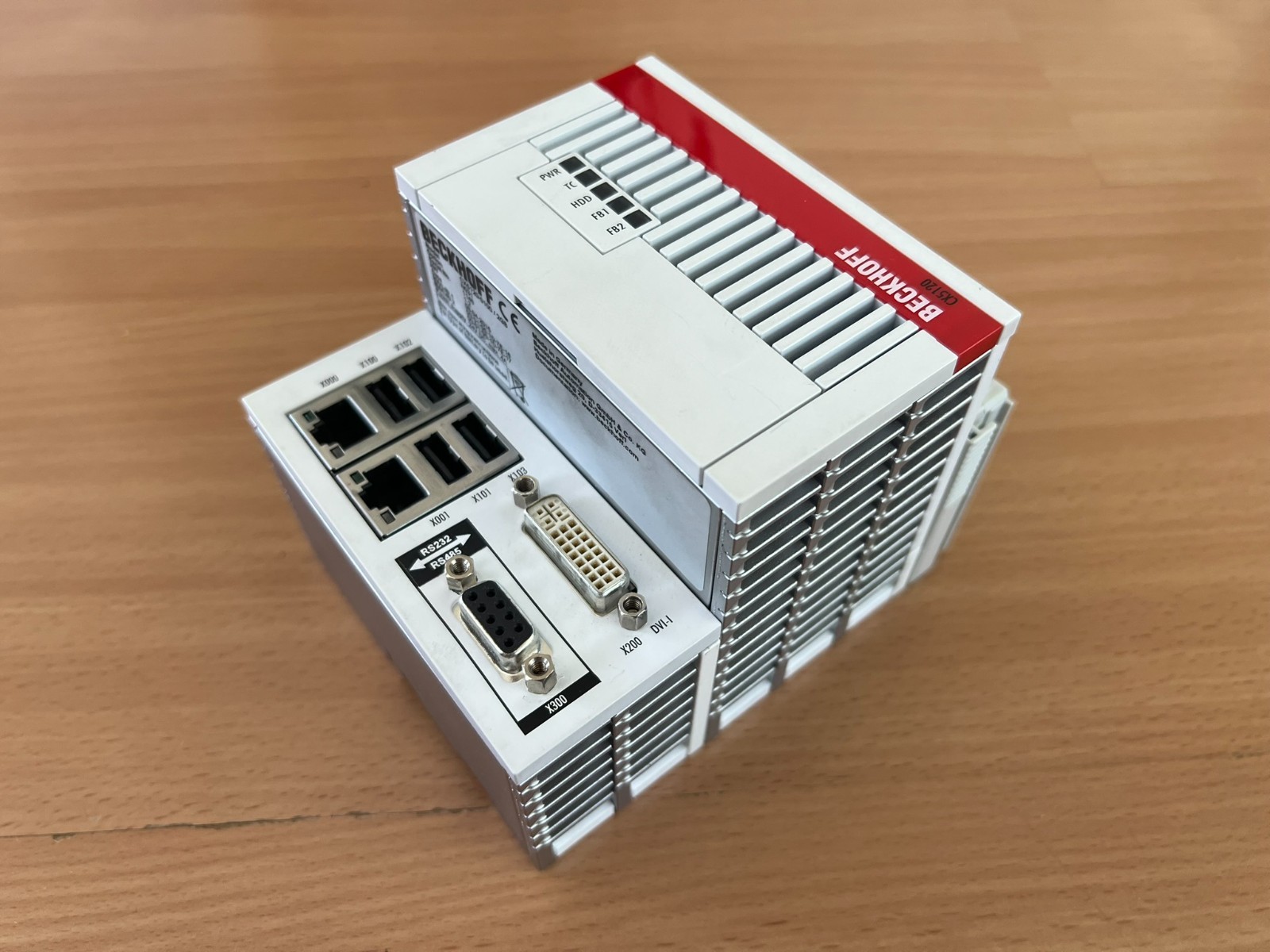Beckhoff Embedded PC CX5120-0120/2GB, CX5120-N031 RS422/RS485 & Embedded Windows