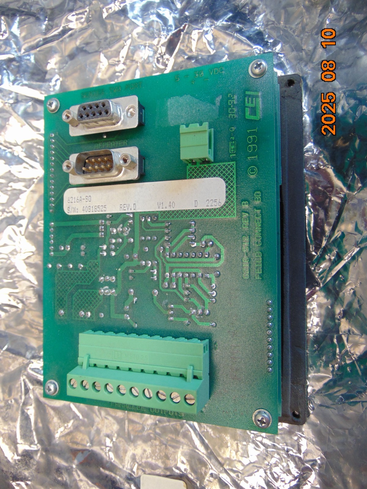 CINCINNATI ELECTROSYSTEMS 6216A-401 KEYPAD