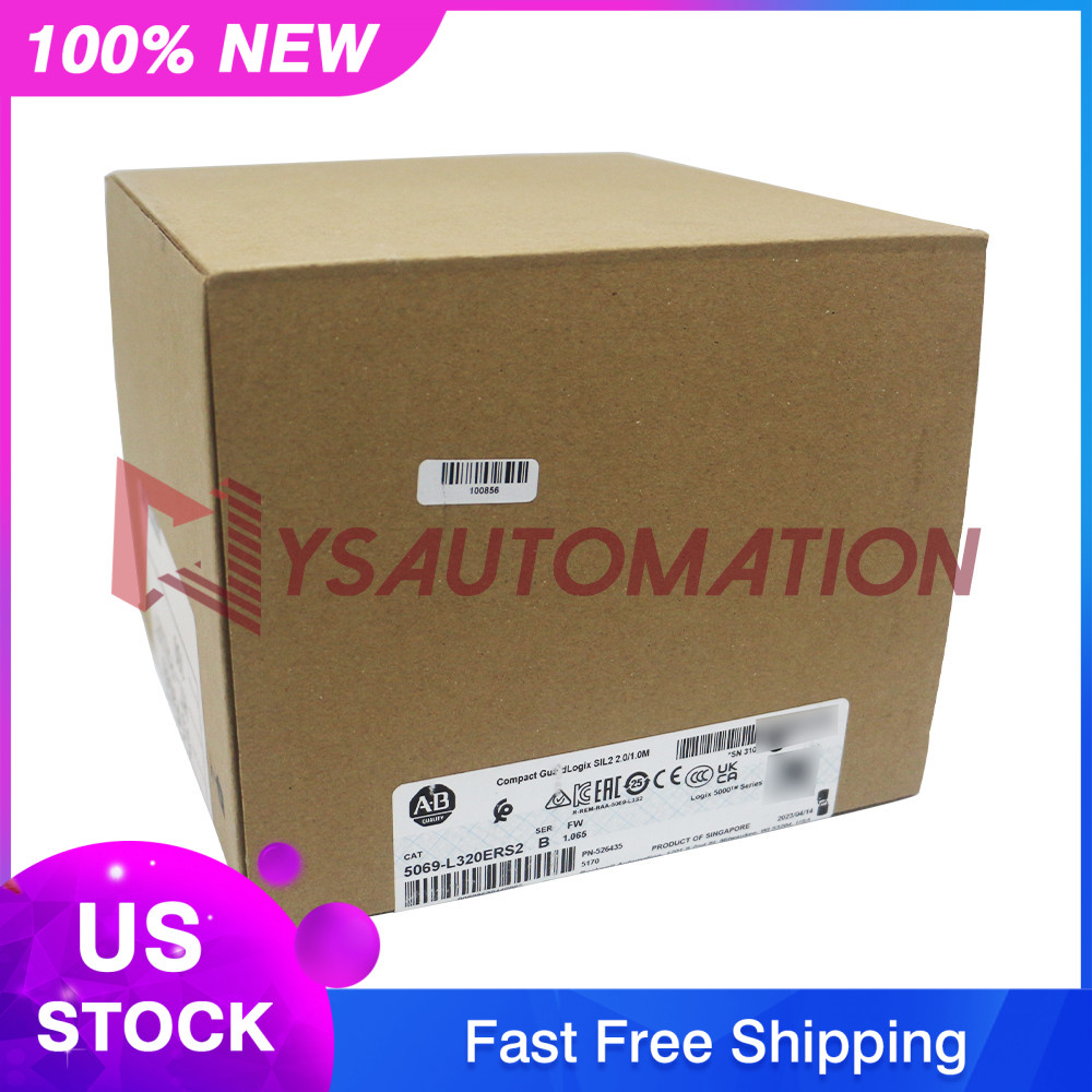 OEM Sealed 5069-L320ERS2 Allen Bradley Compact GuardLogix SIL2 2.0/1.0M