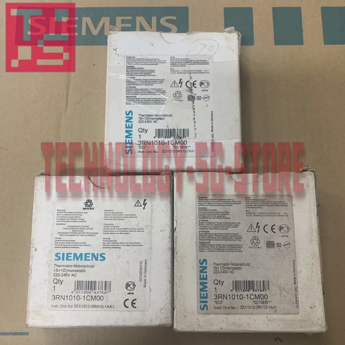 Siemens 3RN1010-1CM00 Thermistor Motor Protector Relay# 1pcs New In Box