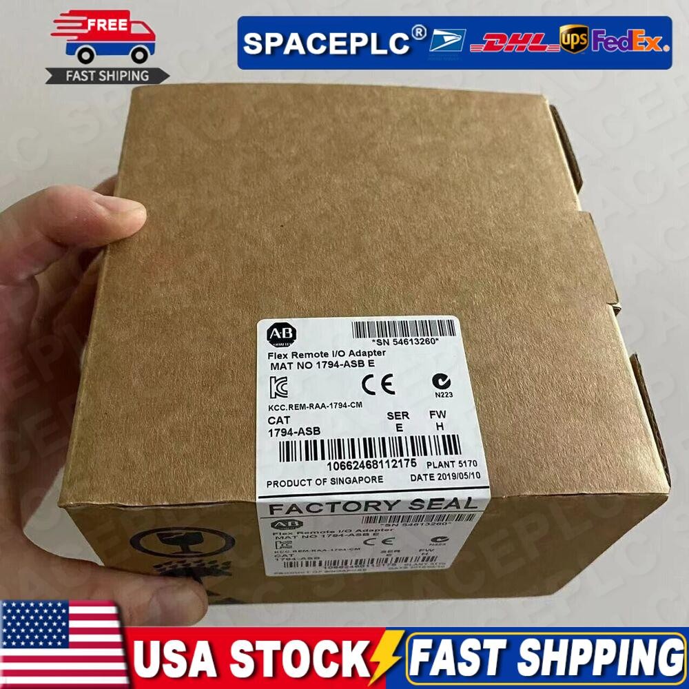New Factory Sealed AB 1794-ASB SER E Flex Remote I/O Adapter 1794ASB