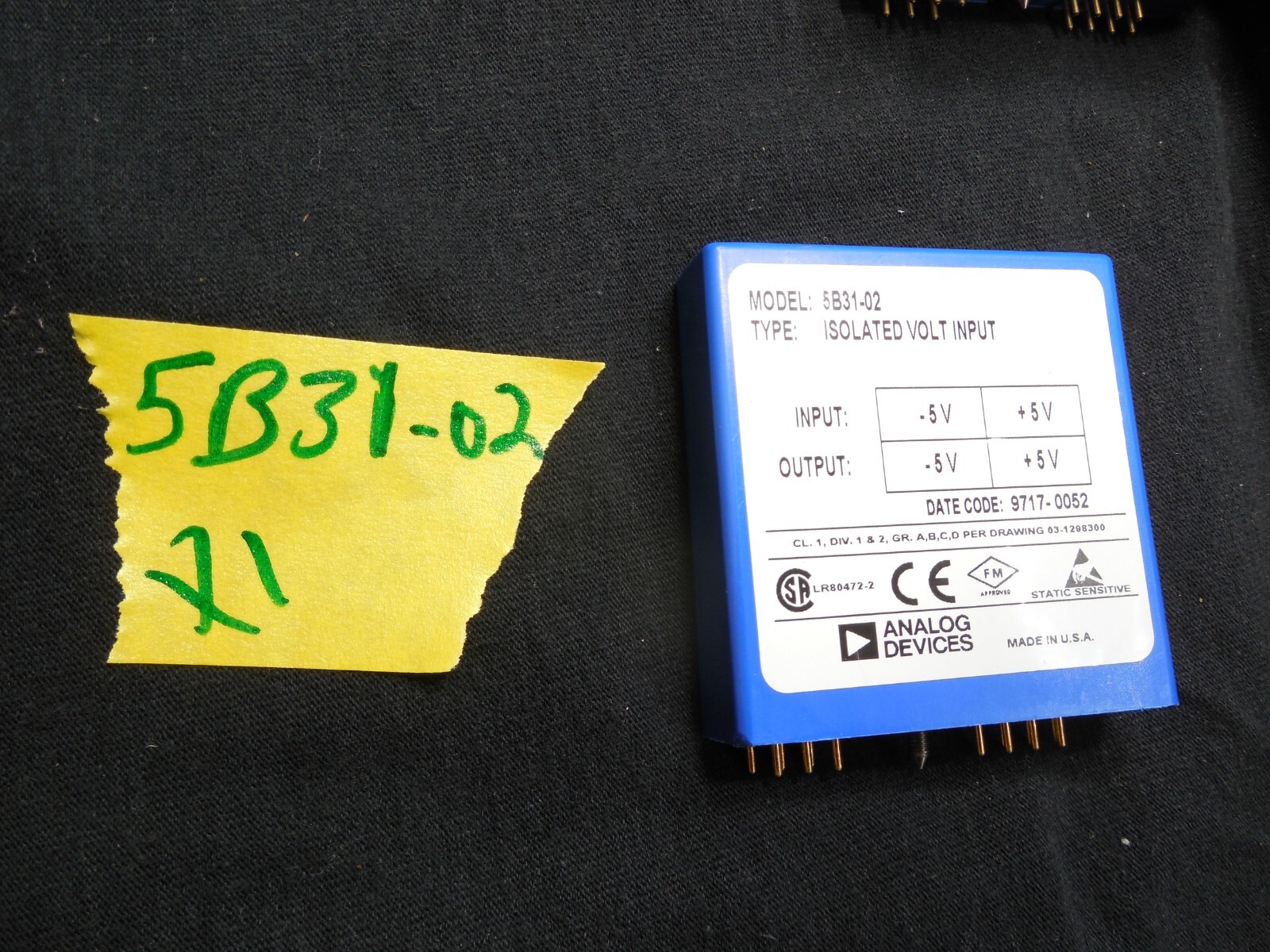 Analog Devices DATAFORTH Modules Isolated Type K T Voltage input Output Lot 16