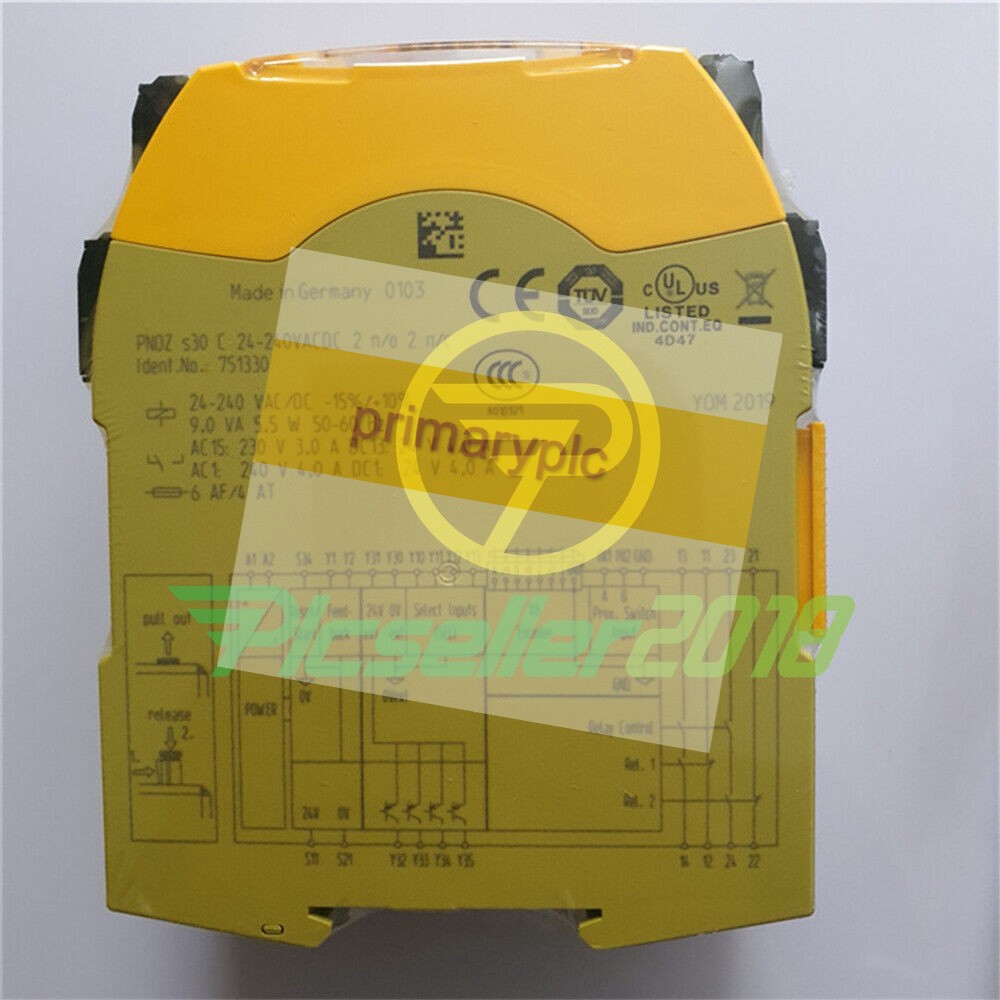 Safety Relay Module 751330 For PILZ PNOZ s30 C 24-240VACDC 2n/o 2n/c