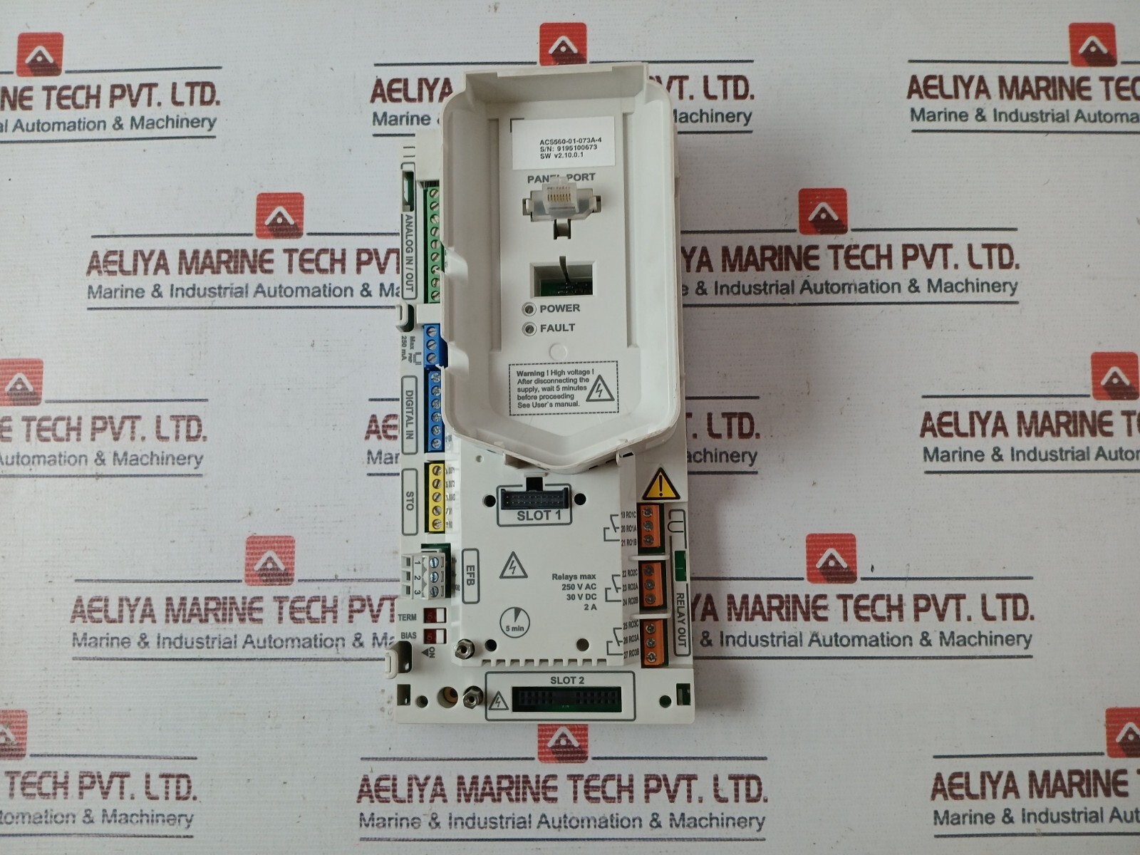 ABB CCU-23-S Control Unit 3AXD50000034658 250VAC 30VDC 2A 250mA V2.10.0.1